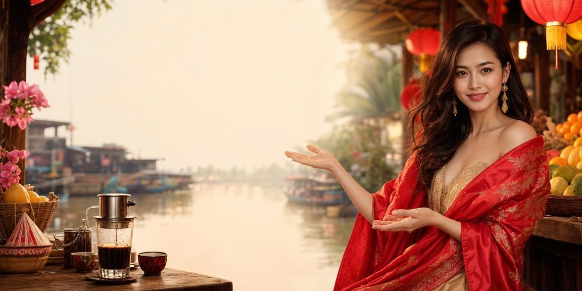 Người dùng trải nghiệm cá cược thông qua điện thoại bên ly cà phê tại miền sông Mekong